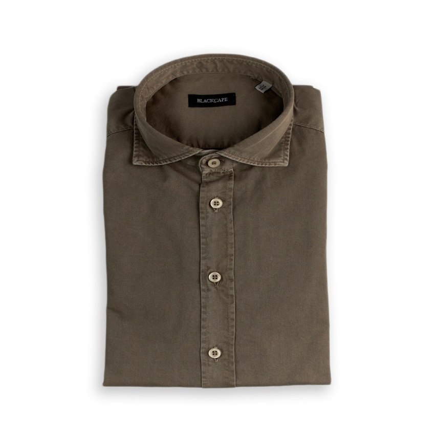 CAMISA GABARDINA LAVADA/TINTE AL MARTILLO BLACKCAPE