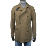 CHAQUETON CRUZADO IMPERMEABLE RESINA/INT