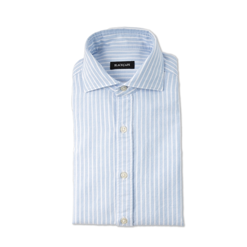 CAMISA ALGODON OXFORD RAYAS  TAPETA VyV