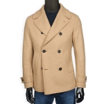 CHAQUETON PEATCOAT LANA ELAST.CRUZADO BL